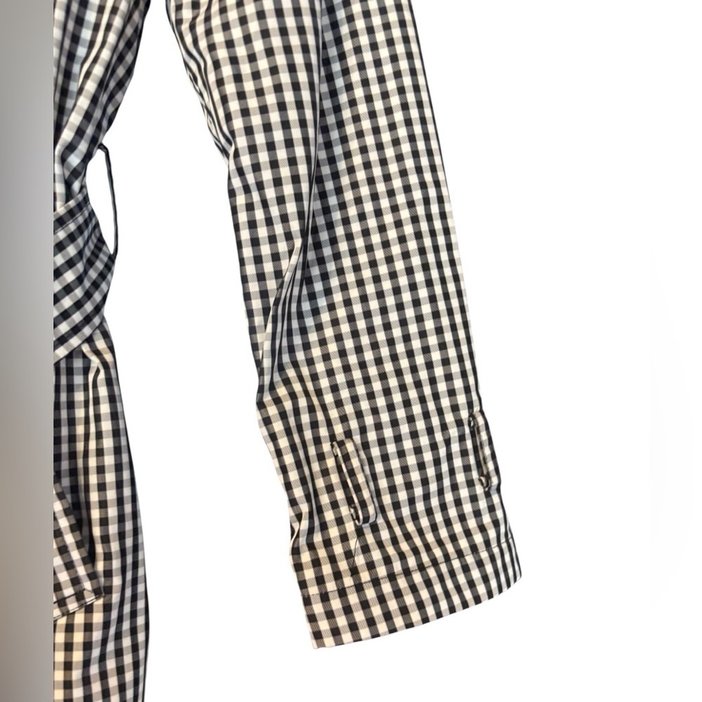 Ralph Lauren Coat Women's 2 Gingham Twill Trench Plaid Rain Double Breasted Belt - Picture 3 of 8